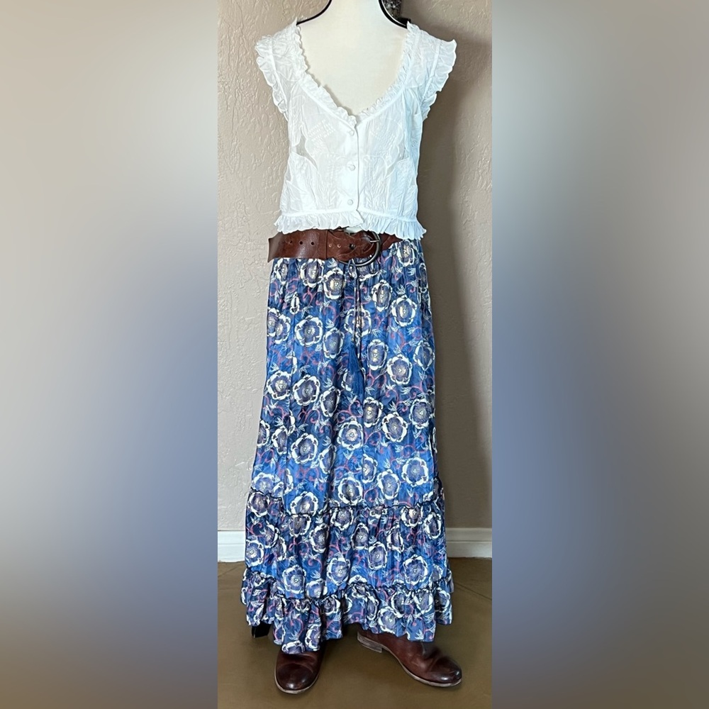 Chelsea & Theodore Bohemian Maxi Skirt